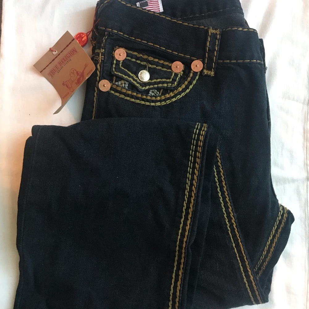 NWT TRUE RELIGION Bobby Straight Leg Jeans